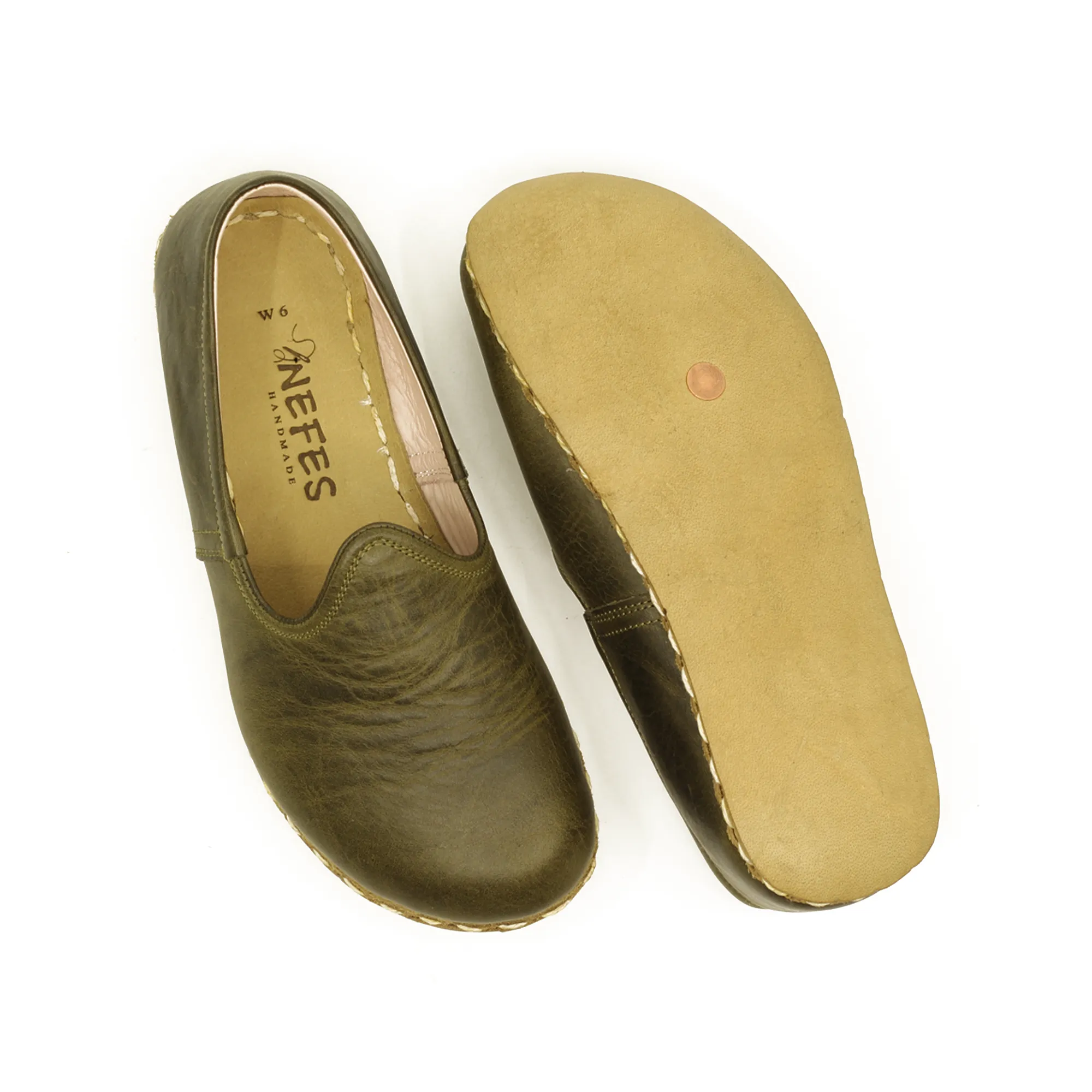 Men's Barefoot Grounding Shoes Military Green