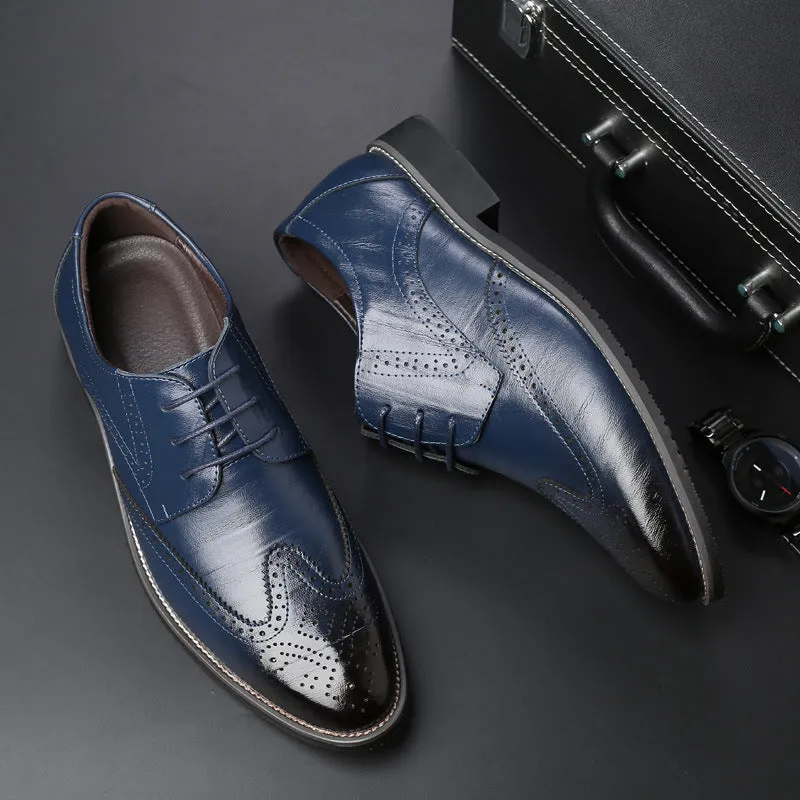 Men's Black Leather Shoes