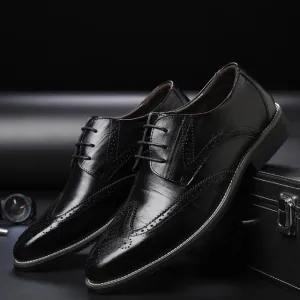 Men's Black Leather Shoes