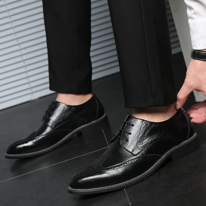 Men's Black Leather Shoes