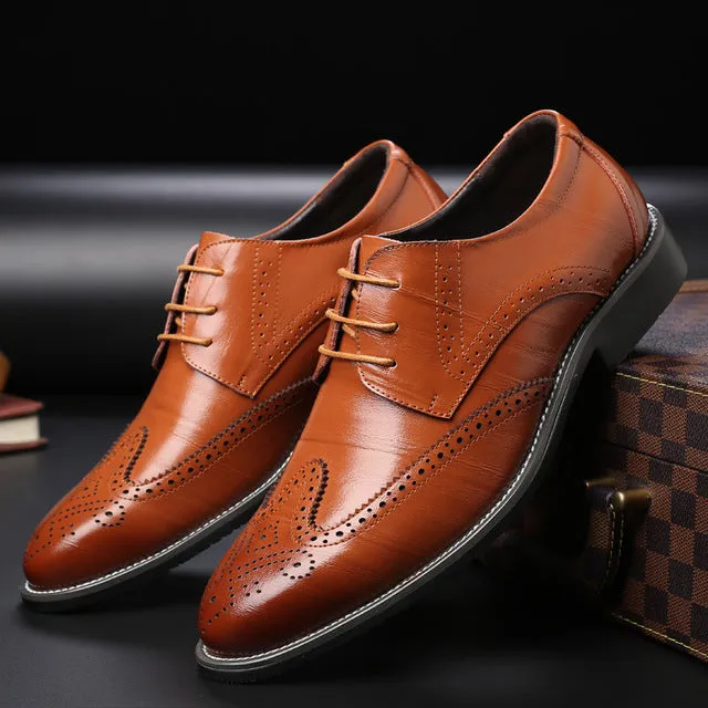 Men's Black Leather Shoes