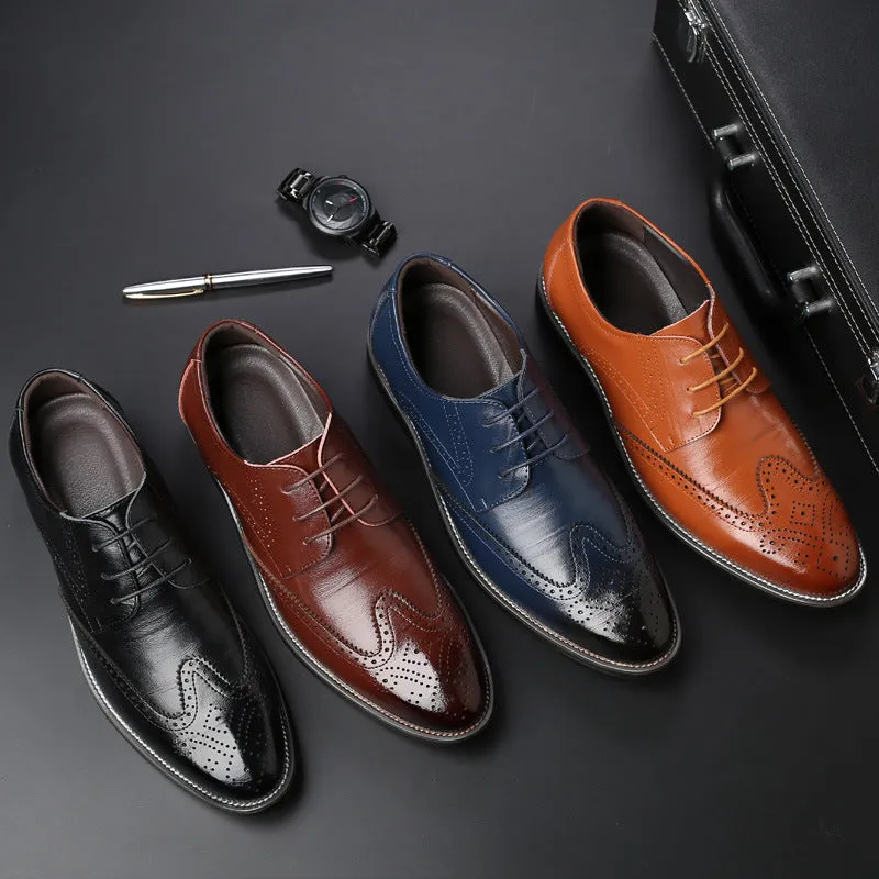 Men's Black Leather Shoes