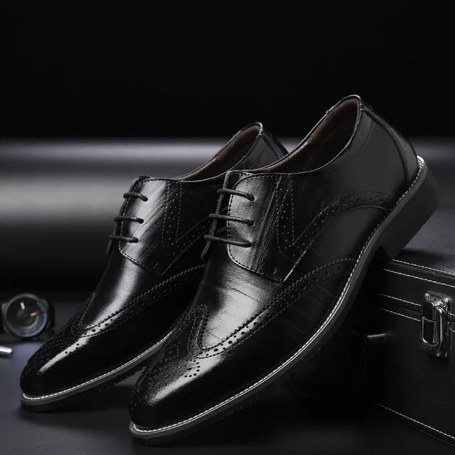 Men's Black Leather Shoes