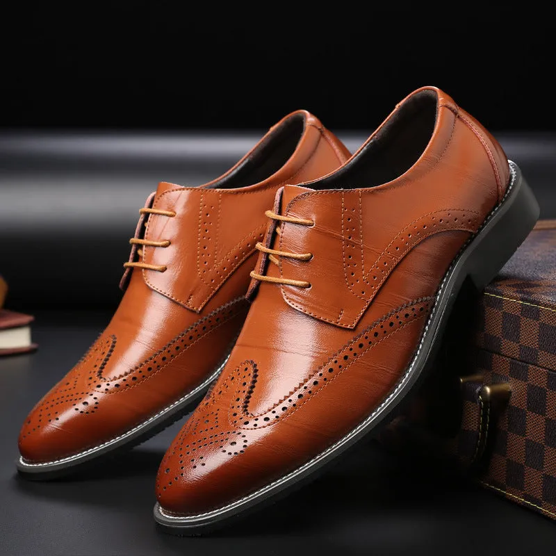 Men's Black Leather Shoes