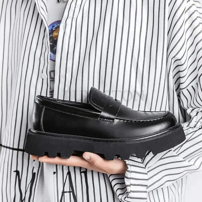Men's High Leather Shoes