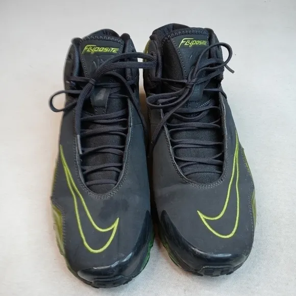 MENS Nike Air Max Flyposite BLK/GREEN SHOES SZ:9.5