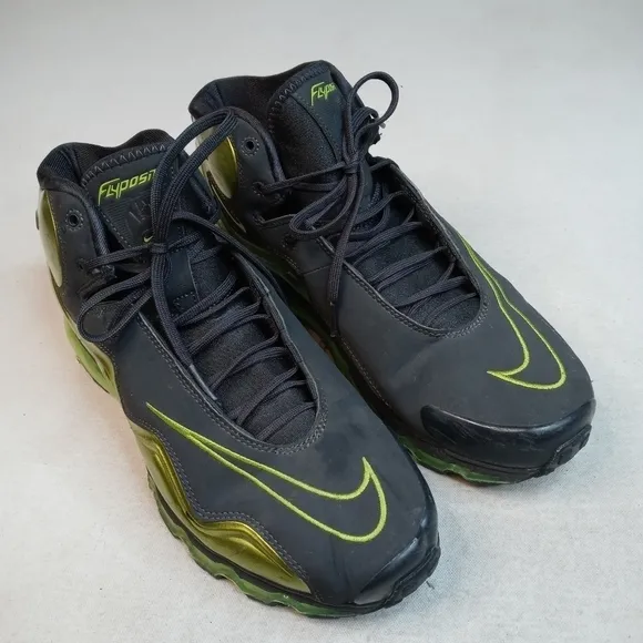 MENS Nike Air Max Flyposite BLK/GREEN SHOES SZ:9.5