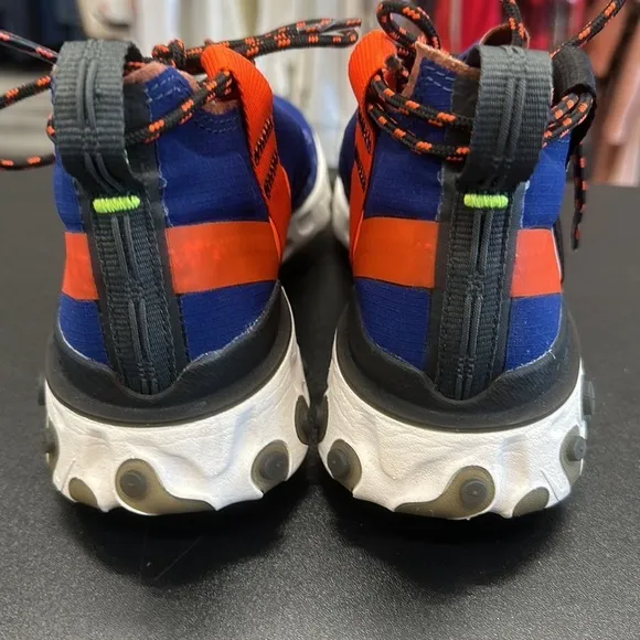 Men’s Nike Blue React mid run shoes‎ SZ 7.5