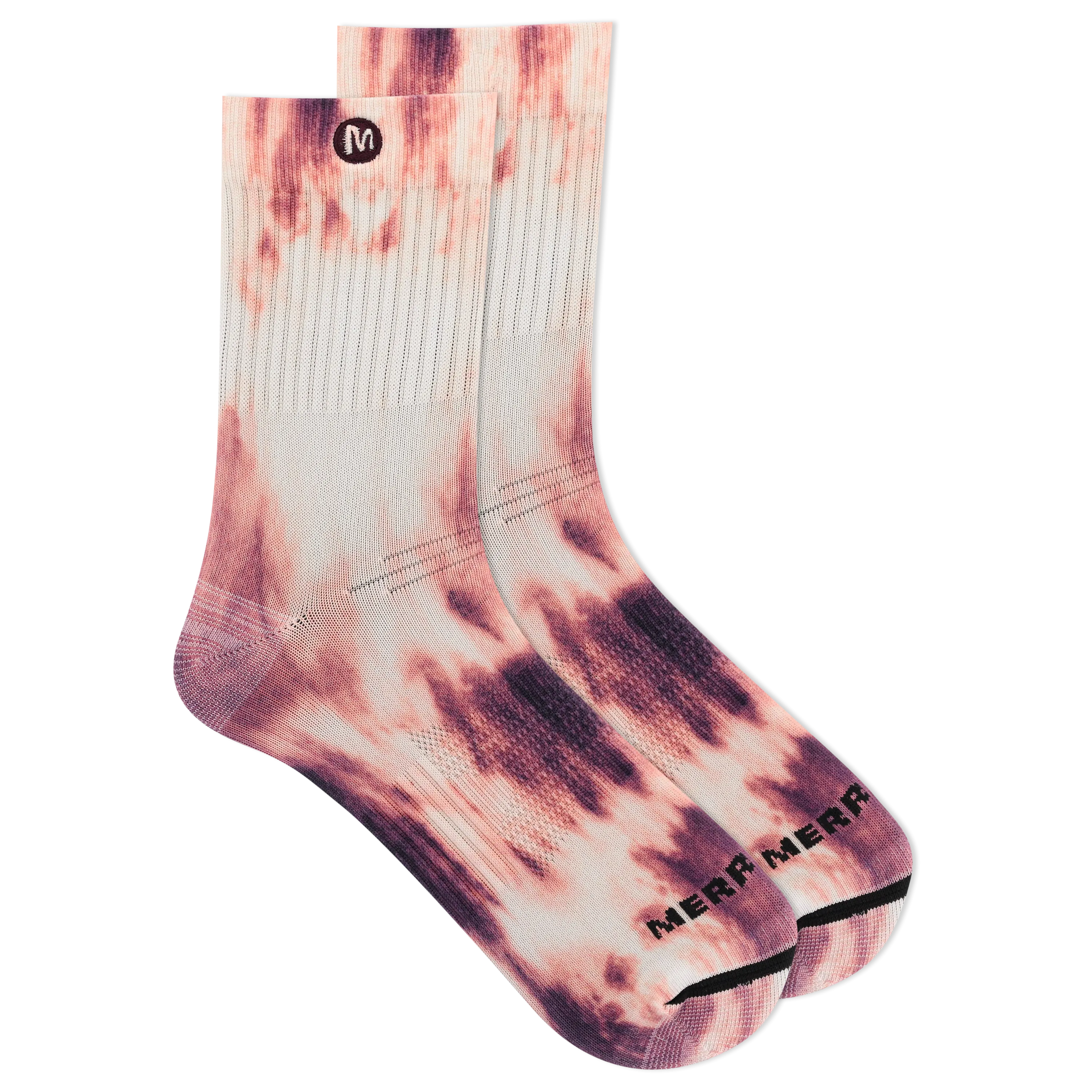 Merrell Lightweight Trail Run Mid Crew Sock with Blister Protection