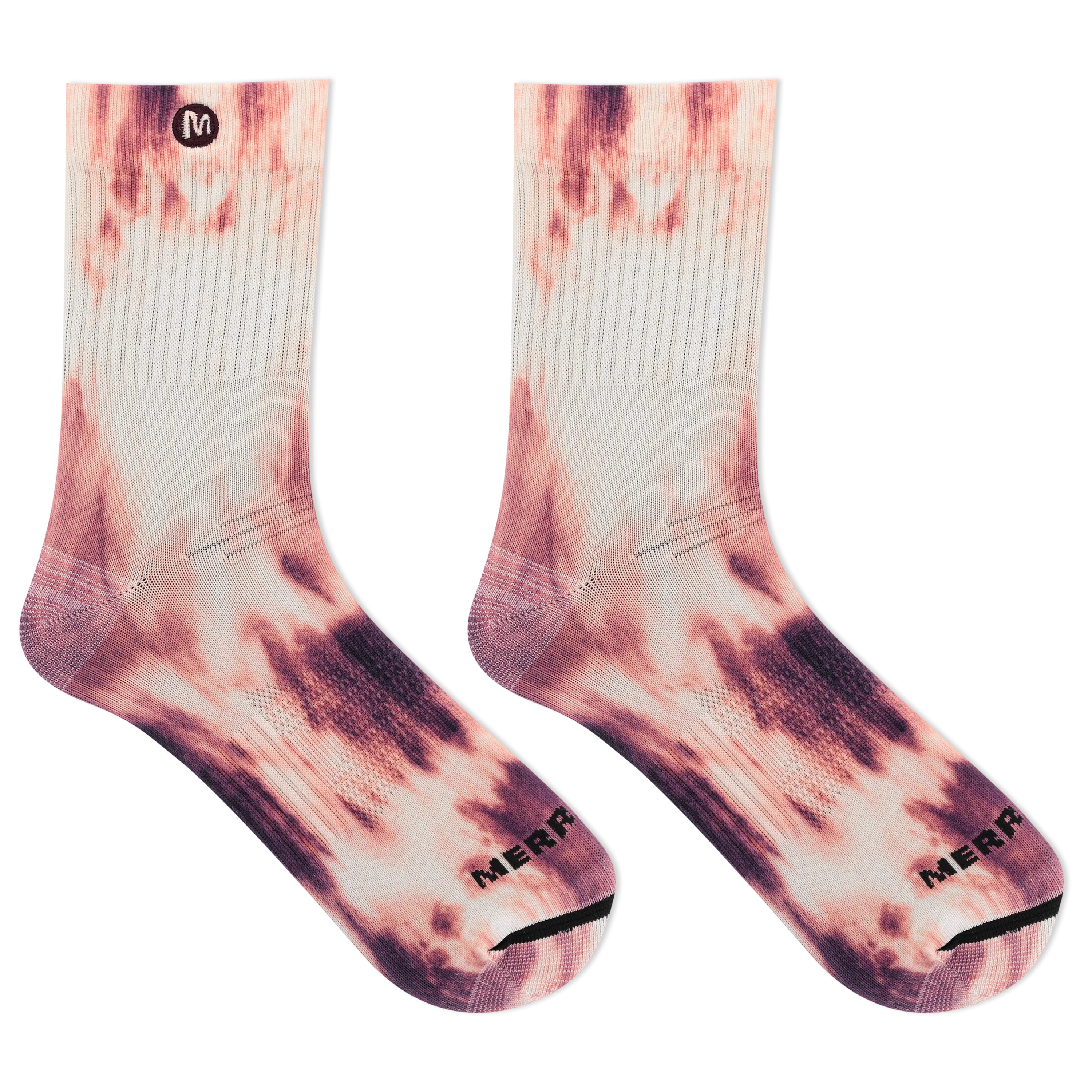 Merrell Lightweight Trail Run Mid Crew Sock with Blister Protection