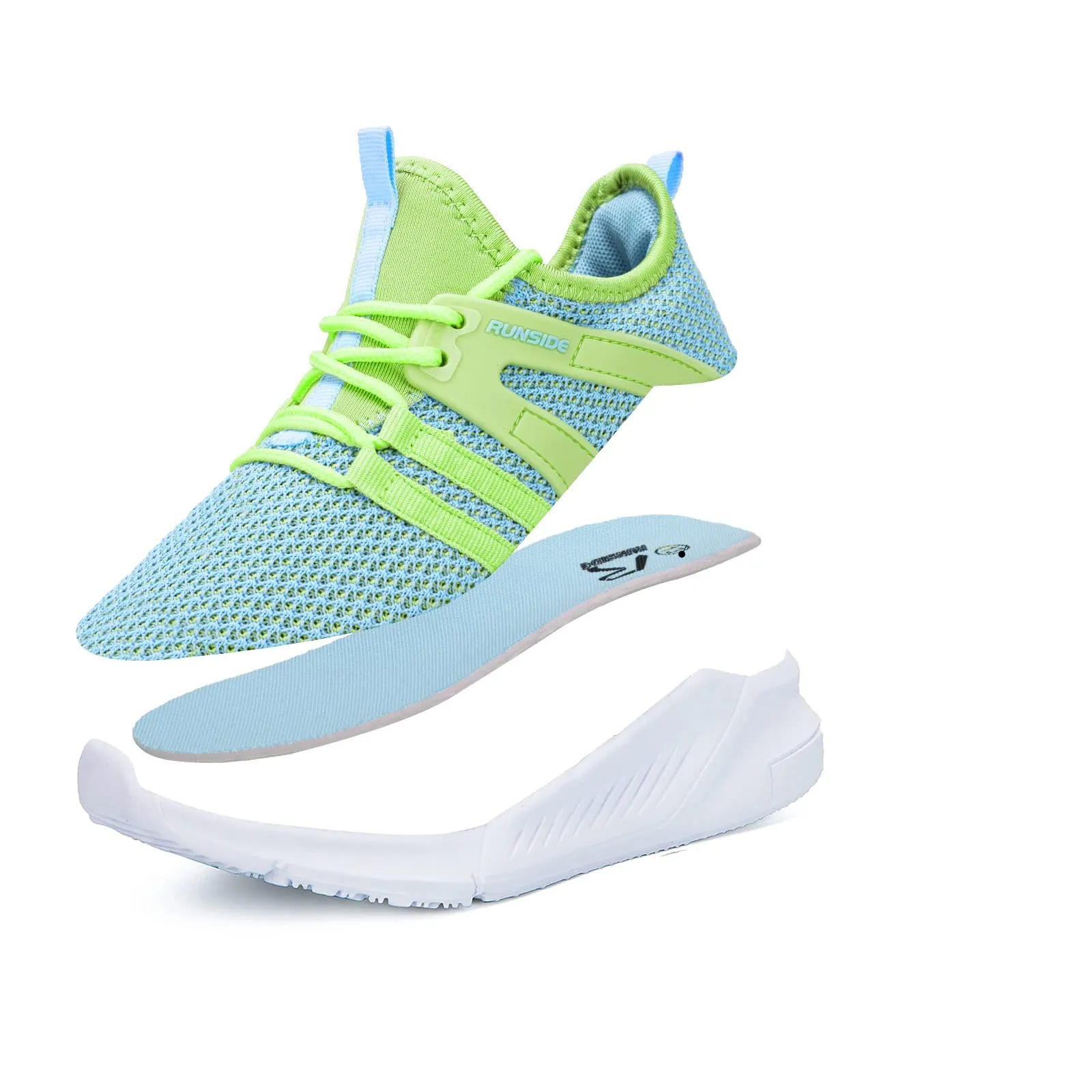 Mesh Breathable Lace-Up Tennis Running Shoes