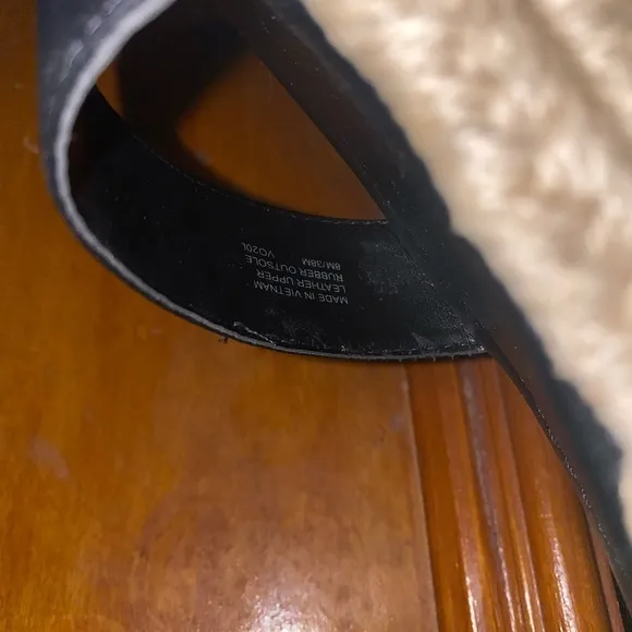 Michael Michael‎ Kors wedge sandals in leather size 8