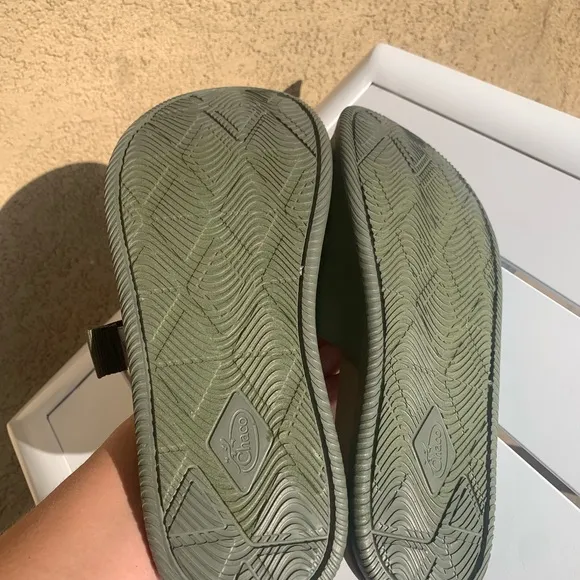 Military green Chaco slip on summer men shoes size 11