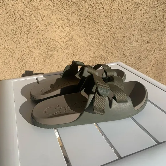 Military green Chaco slip on summer men shoes size 11