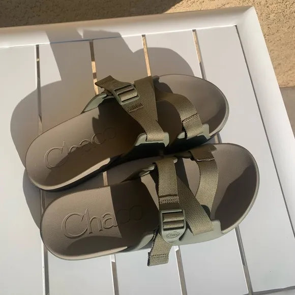 Military green Chaco slip on summer men shoes size 11