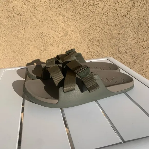 Military green Chaco slip on summer men shoes size 11
