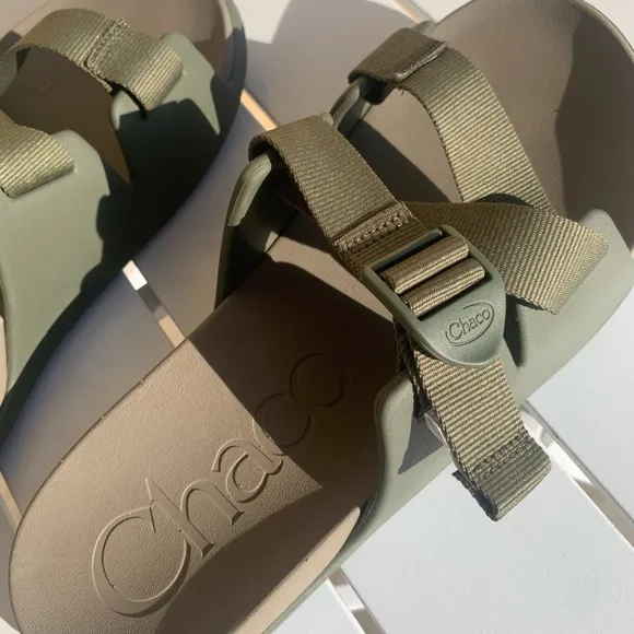 Military green Chaco slip on summer men shoes size 11