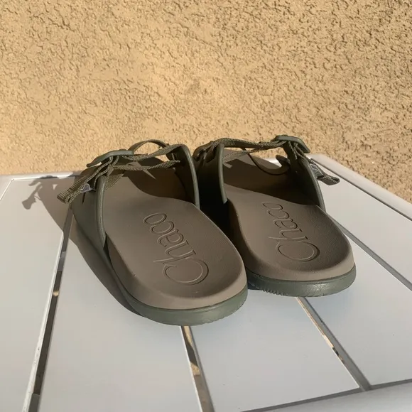 Military green Chaco slip on summer men shoes size 11