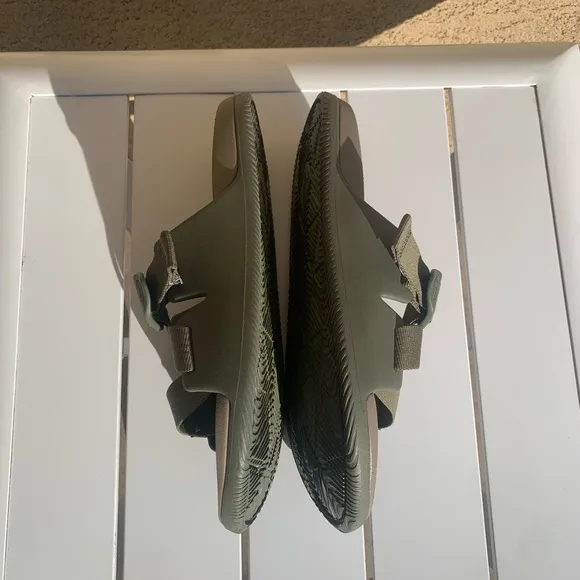 Military green Chaco slip on summer men shoes size 11