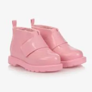 Mini Melissa. Mini Melissa Girls Pink Chelsea Boots Kids