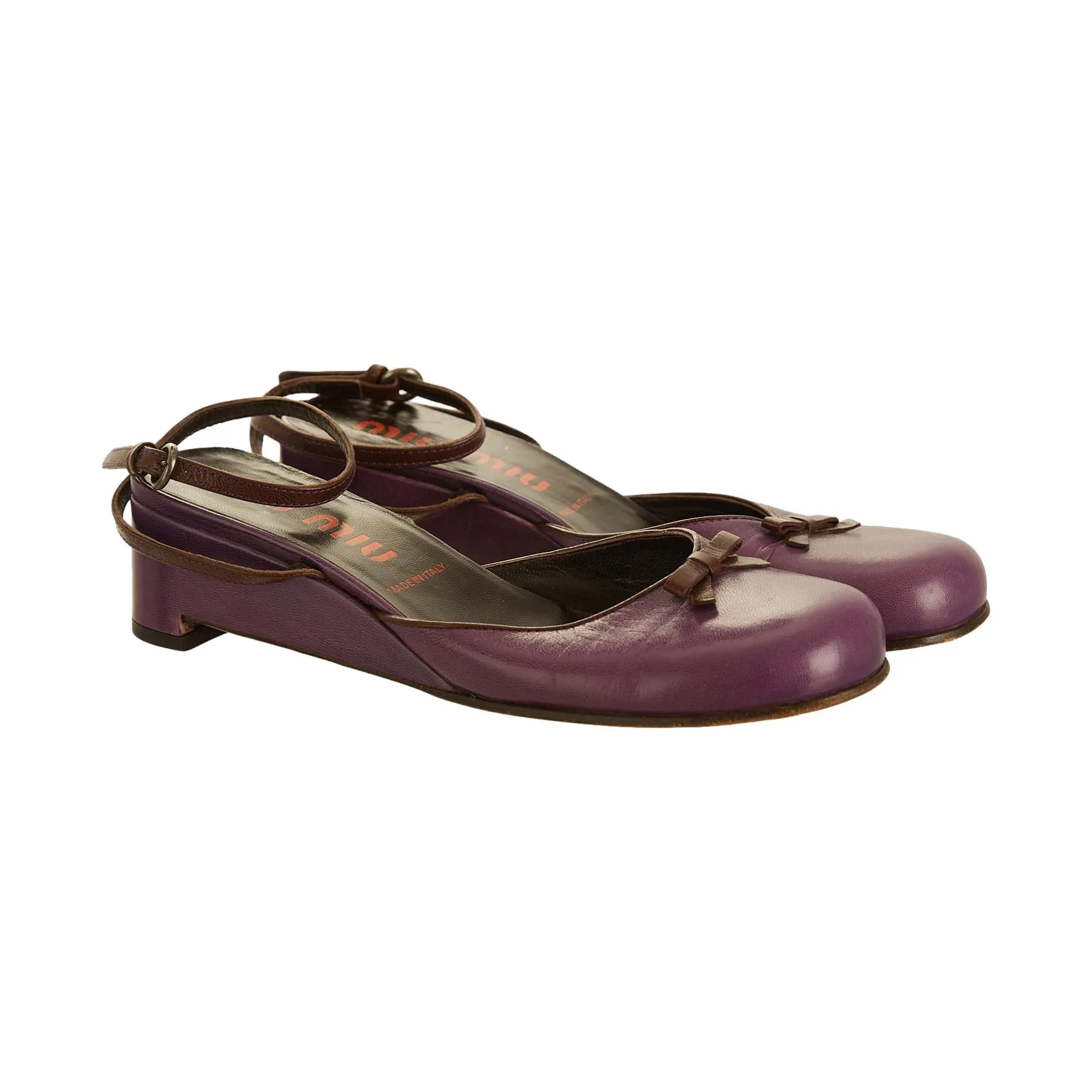 Miu Miu Purple Mary Jane Heels
