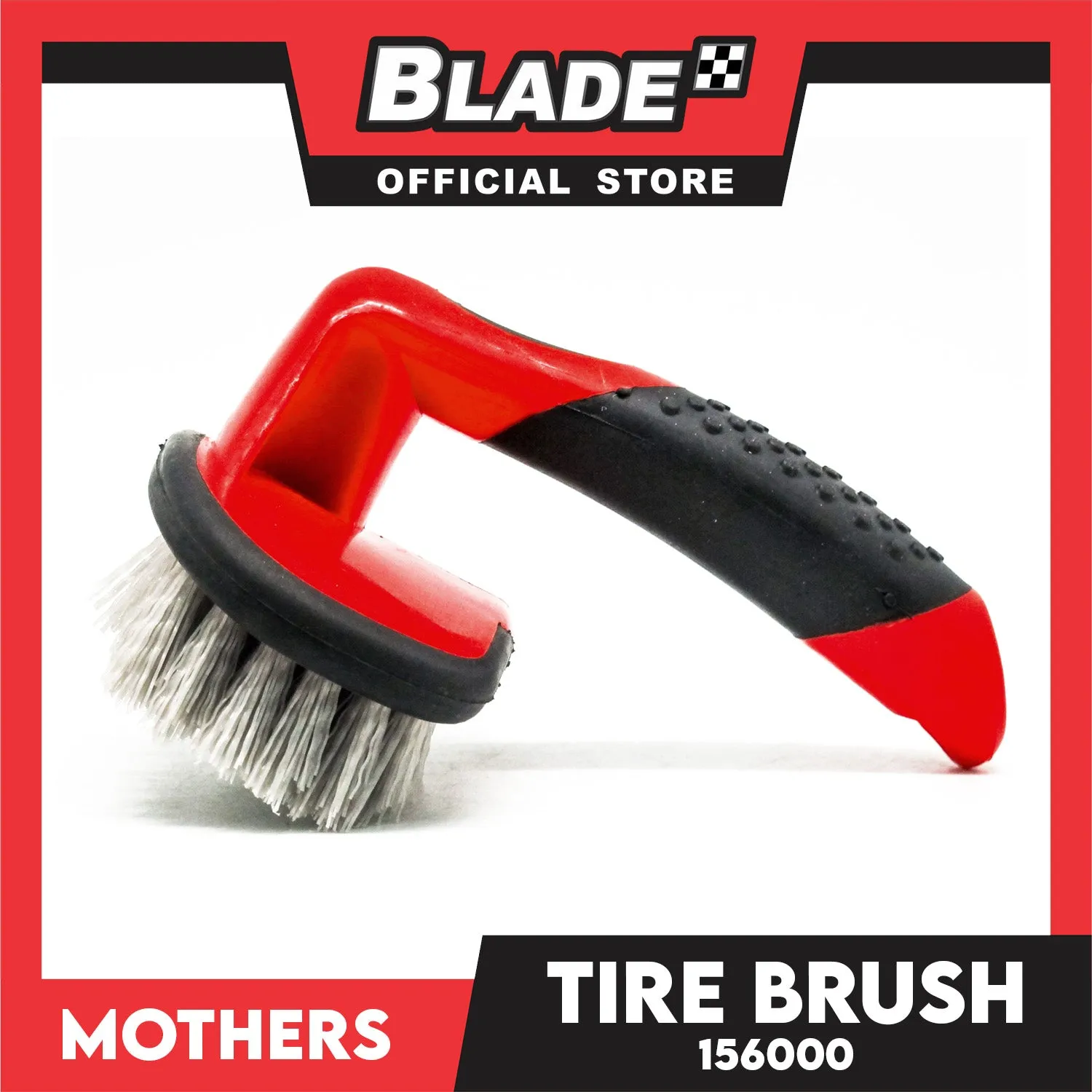 Mothers Tire Brush 156000 With Non-Slip Comfort Grip