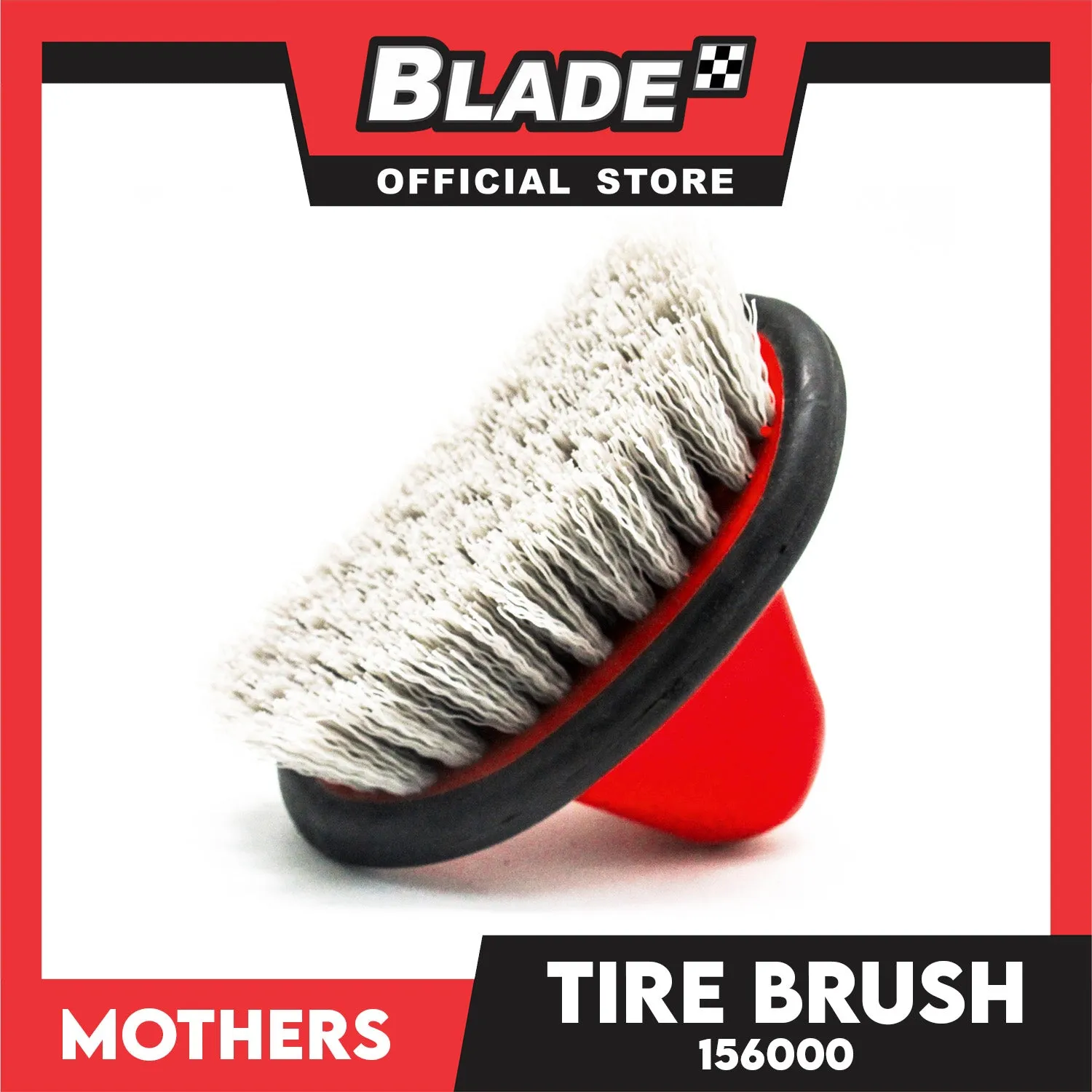 Mothers Tire Brush 156000 With Non-Slip Comfort Grip