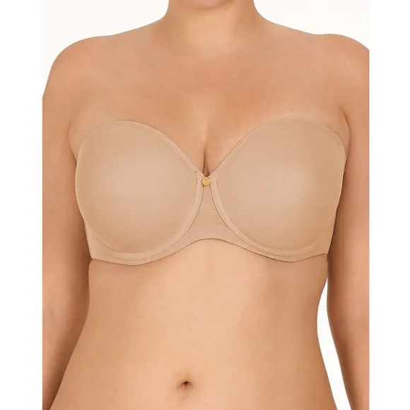 NATORI FULL FIGURE CONTOUR STRAPLESS BRA Nude Cafe