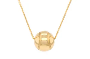 Necklace Tennis & Padel Ball 14kt Gold