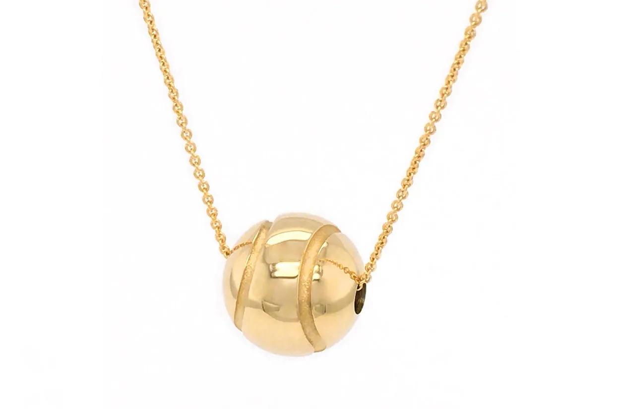 Necklace Tennis & Padel Ball 14kt Gold