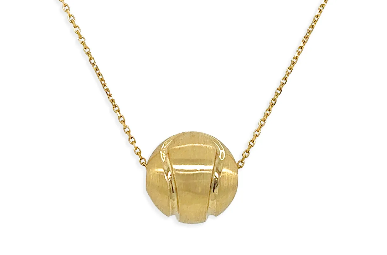 Necklace Tennis & Padel Ball 14kt Gold