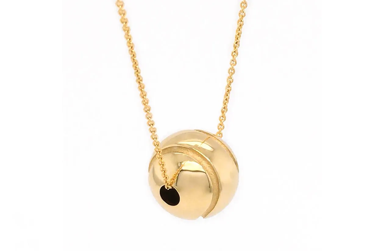 Necklace Tennis & Padel Ball 14kt Gold