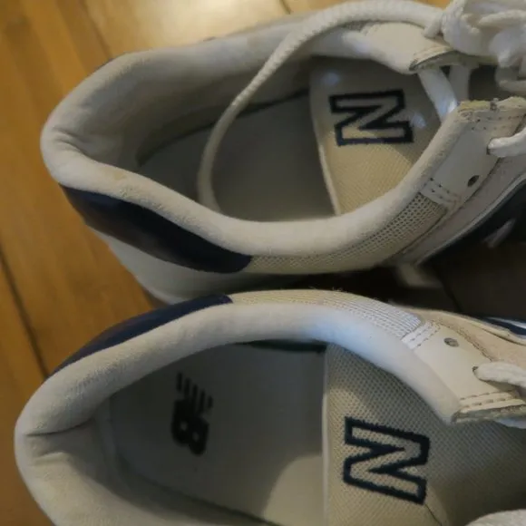 New Balance 574 Sneakers Moonbeam Navy Beige Blue Men's 13 ML574SI2