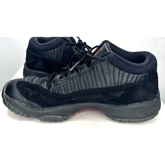 Nike Air Jordan 11 Retro Low IE GS Referee Shoes Youth Size 6Y Black 768873-003