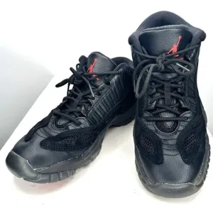 Nike Air Jordan 11 Retro Low IE GS Referee Shoes Youth Size 6Y Black 768873-003