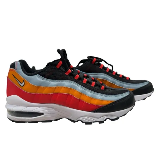 Nike Air Max 95 Sneakers, Size 6.5Y or 8W, Black/Red