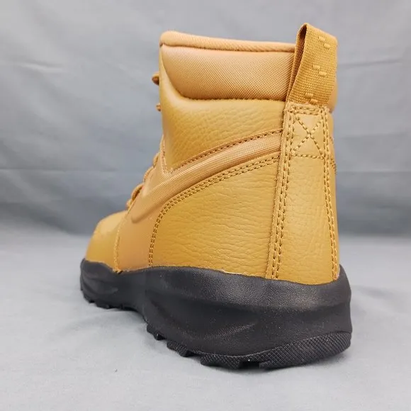 Nike Manoa Leather Boots (GS) Wheat Black BQ5372 700