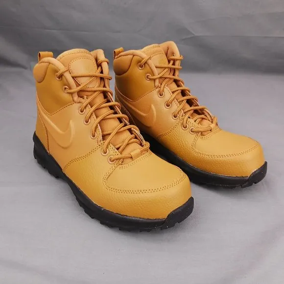Nike Manoa Leather Boots (GS) Wheat Black BQ5372 700