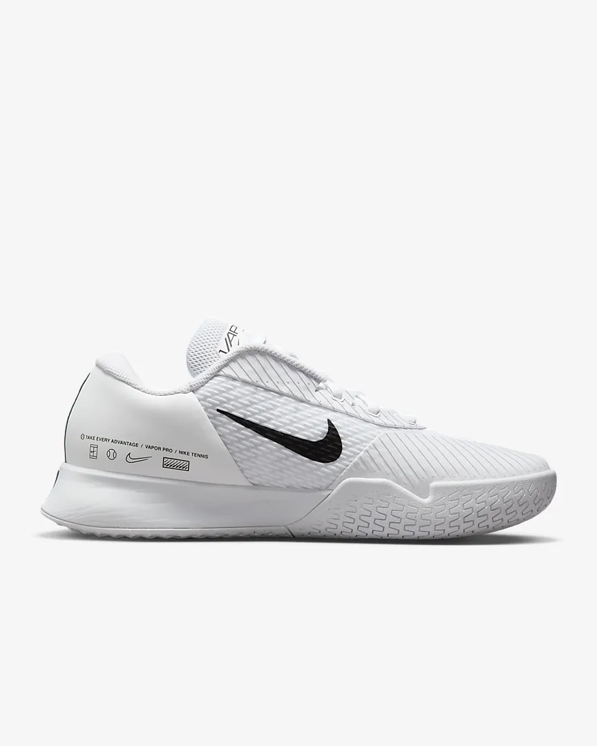 Nike Men's Air Zoom Vapor Pro 2 HardCourt (White)