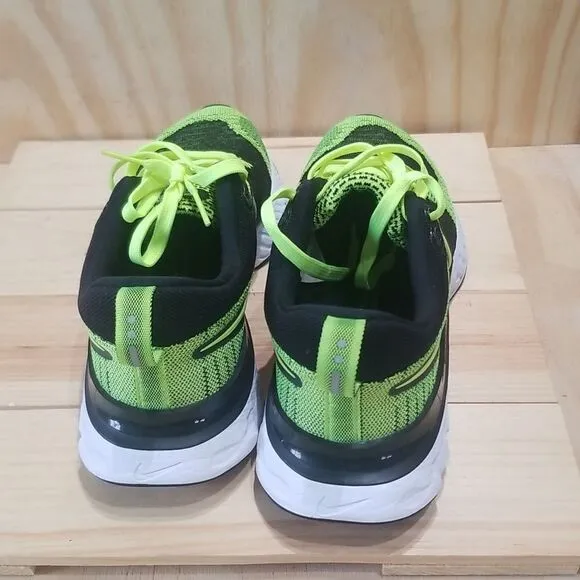 Nike React Infinity Run Flyknit 2 Running Shoes Black Volt Men's sz 8,Wmn 9 1/2
