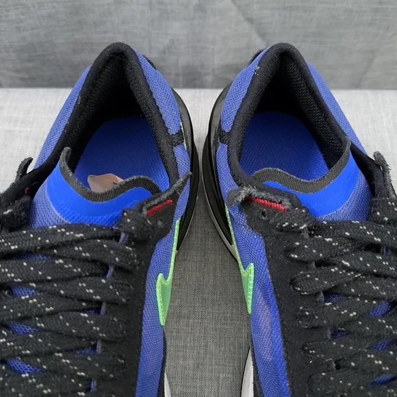 NIKE WAFFLE ONE (GS) SHOES BLACK/BLUE YOUTH SIZE 6Y DV2235-400