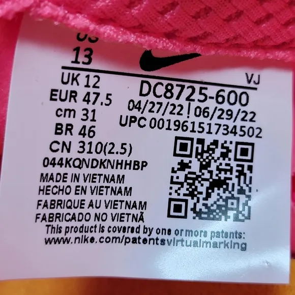 Nike Zoom Rival Distance Track &amp; Field Men's Size 13 Shoes DC8725-600 Pink New
