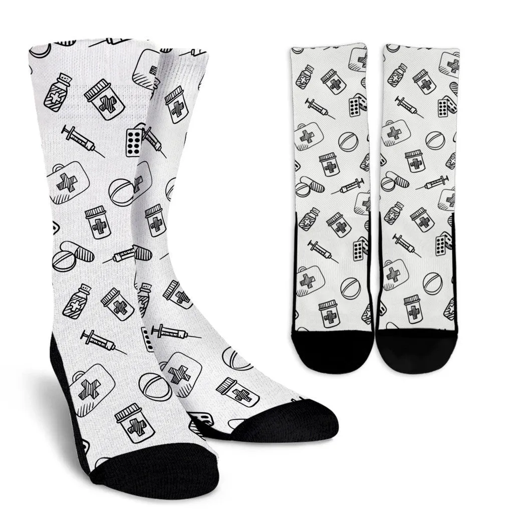 Nurse Socks - White