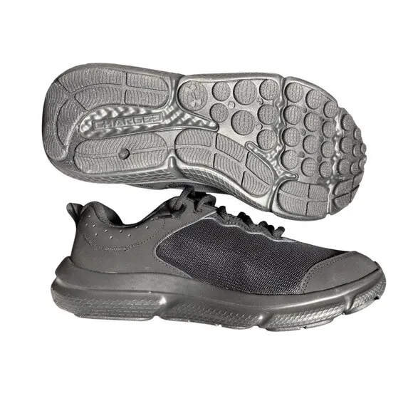 NWOB Under Armour Men's Size 10 Black UA Charged Assert 10 Running Shoes
