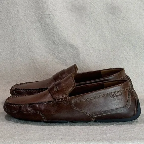 NWOT Clarks Driving Loafers Mens Size 10M