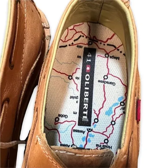 Oliberté Lomayo Men's Boat Shoes Camel 41/ 8
