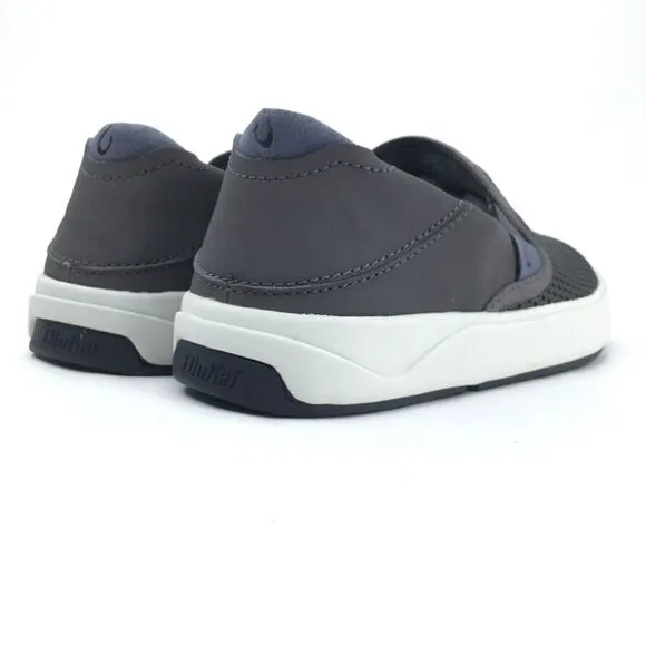 Olukai Lae'ahi Shoes Men's sz 7 Slip-on Loafer Grey Mesh Casual Convertible
