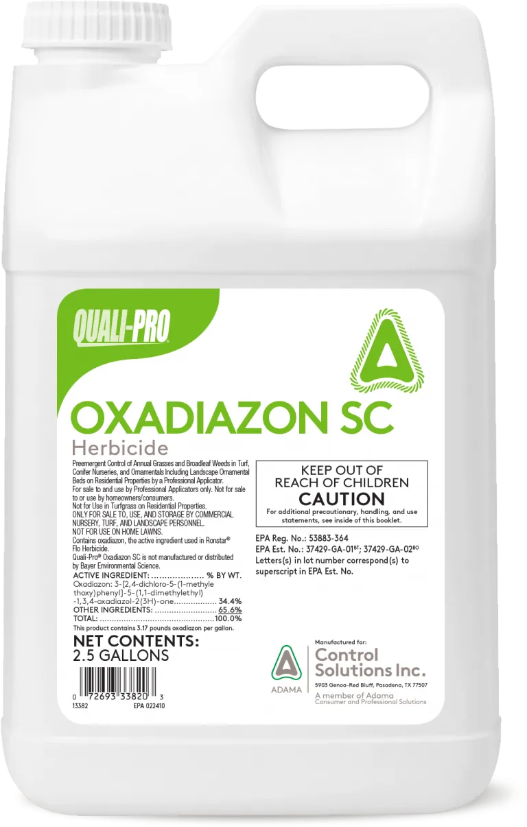 Oxadiazon SC Herbicide - 2.5 Gallon