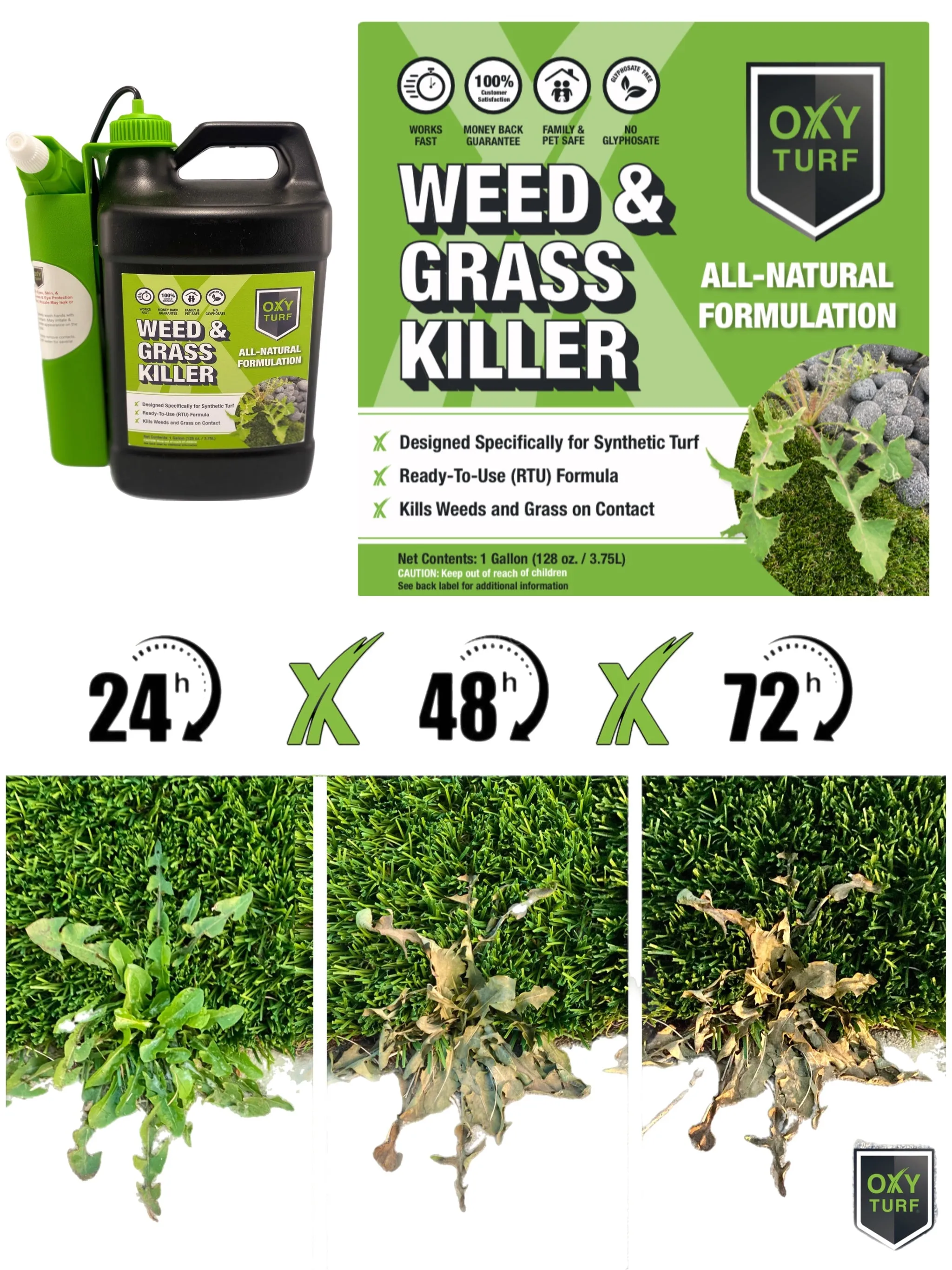 OxyTurf X - Weed & Grass Killer 55 Gal. Drum