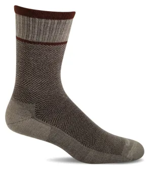 Plantar Cush Men Crew - Khaki Plantar Relief